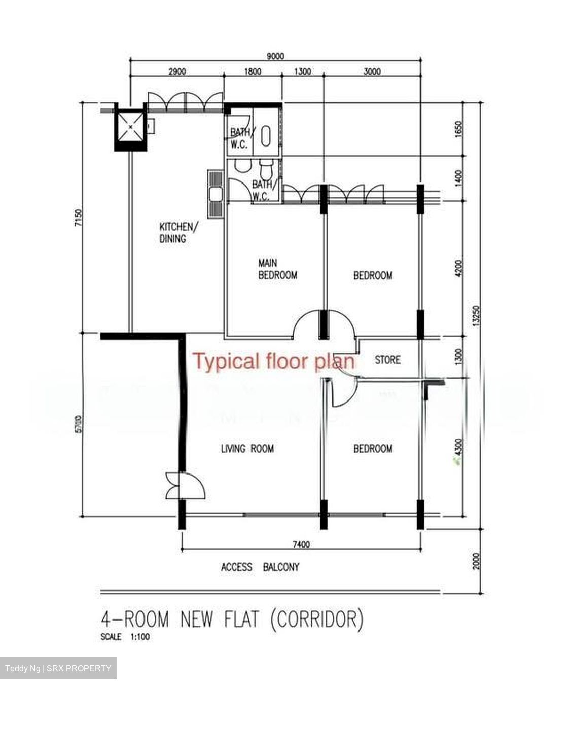 Blk 93 Bedok North Avenue 4 (Bedok), HDB 4 Rooms #563729751